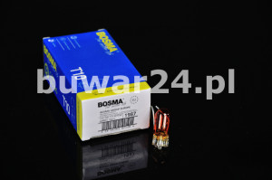 ŻARÓWKA /1987/ 12V 5W T10 W5W BC ŻÓŁTA