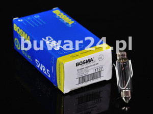 ŻARÓWKA /1727/ 12V 5W SV8,5 11x44