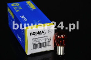 ŻARÓWKA /4155/ 12 V 21W BA15a ORANGE
