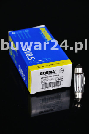 ŻARÓWKA /0669/ 24V 5W RURKA