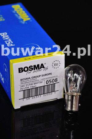 ŻARÓWKA /0508/ 24V 21/5W