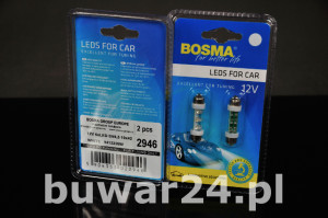 ŻARÓWKA /2946/ 12V 6x LED SV8,5 WHITE