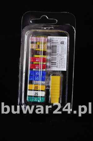 BEZPIECZNIKI PŁASKIE BLISTET /z pensetą/ 10szt