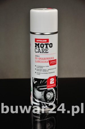 MOTO CARE PTFE biały smar do łańcuchów 500 ml
