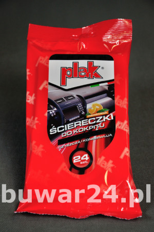 PLAK ŚCIERECZKA DO KOKPITU POMARAŃCZ 24 szt
