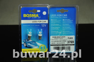 ŻARÓWKA /3769/ 12V1xLED BA9s WHITE kpl