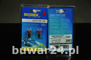 ŻARÓWKA /2953/ 12V3xLED BA9s kpl