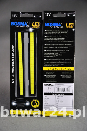 LAMPA UNIWERS.LED 12V 1xCOB BIAŁA 6000K 170mm