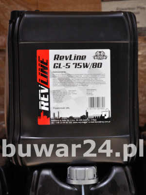REVLINE SEMISYNTHETIC GL-5 75W80 20 L