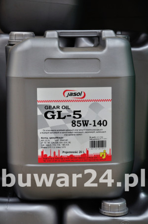 JASOL GEAR OIL GL-5 85W140 20 L