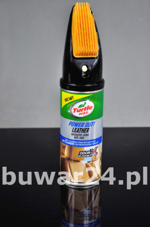 TURTLE WAX POWER OUT Pianka do tapicerki skórzanej 400 ml