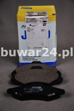 KLOCKI HAMULCOWE JURID 571726D FORD ESCORT/ORION P
