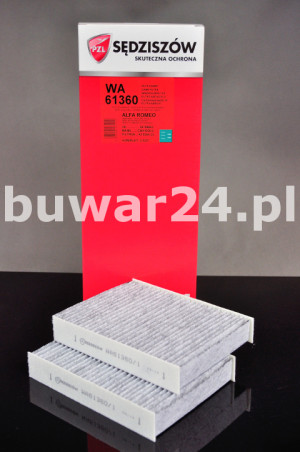 FILTR KABINOWY WĘGLOWY WA61-360 / WA61360