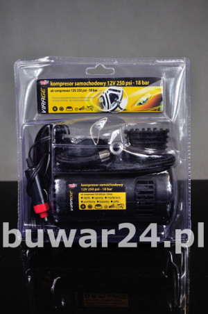 KOMPRESOR samoch.12v 250Psi -18 Bar