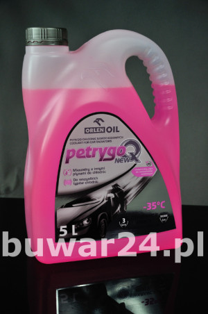 PETRYGO Q NEW RÓŻOWE 5L Płyn do chłodnic