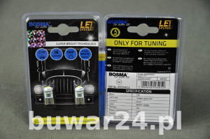 ŻARÓWKA /4052/ 24V LED1xSMD 5050 T10 biały polarity