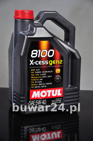 MOTUL 8100 X-CESS GEN2 5W40 5L