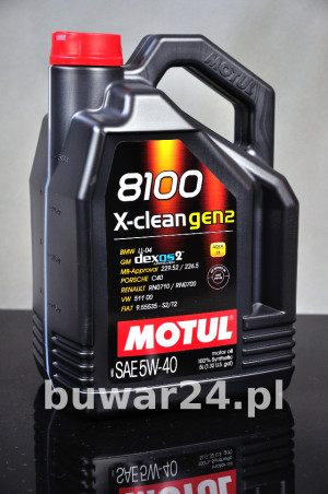 MOTUL 8100 X-CLEAN GEN2 5W40 5L