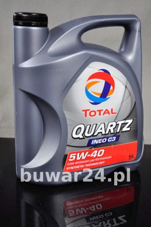 TOTAL QUARTZ INEO C3 5W40 5 L 505.01./ DPF/