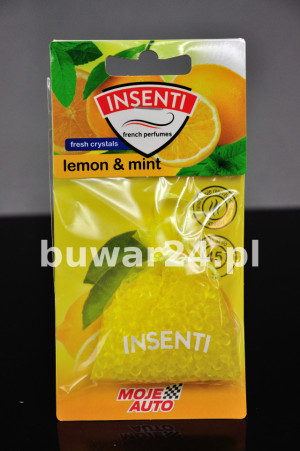 MOJE AUTO-Insenti Woreczek Zapach Lemon&Mint 20g