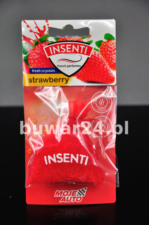 MOJE AUTO-Insenti Woreczek Zapach Strawberry 20g