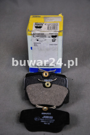 KLOCKI HAMULCOWE JURID 571353D MERCEDES 190 przód