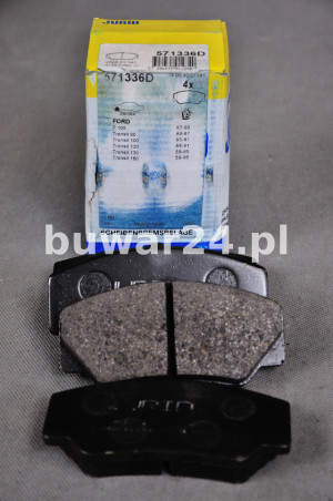 KLOCKI HAMULCOWE JURID 571336D FORD TRANSIT PRZÓD