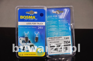 ŻARÓWKA /7934/24V1xLED BA9s Blue Wide