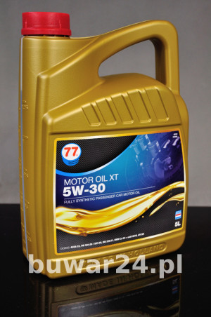 77 LUBRICANTS MOTOR OIL XT 5W30 5 L