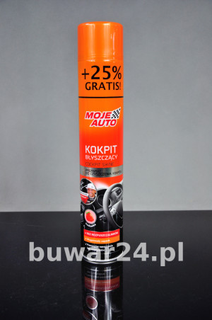 MOJE AUTO KOKPIT BŁYSZCZĄCY TRUSKAWKA 600 ml 750 prom
