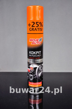 MOJE AUTO KOKPIT BŁYSZCZĄCY BLACK 600 ml 750 prom