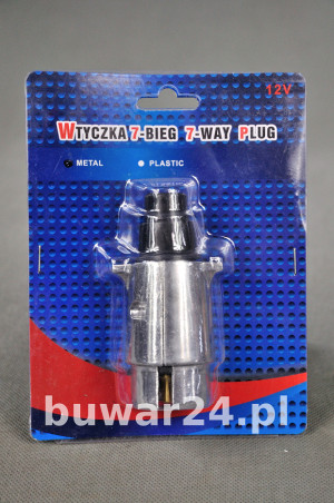 WTYCZKA 7 BIEGUNOWA METALOWA Z BOLCEM