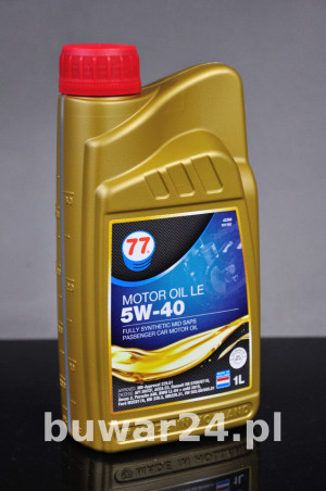 77 LUBRICANTS MOTOR OIL LE 5W40 1 L