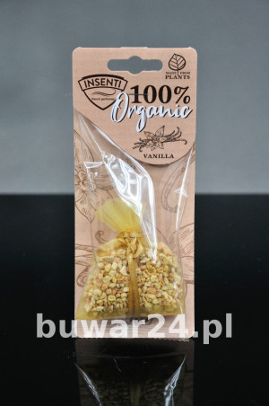 MOJE AUTO-Insenti Organic Woreczek Zapach -Vanilia 18 g