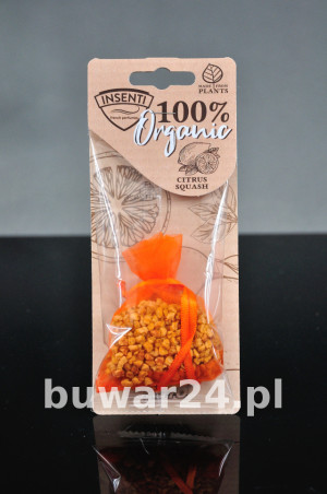 MOJE AUTO-Insenti Organic Woreczek Zapach -Citrus Squash 18g