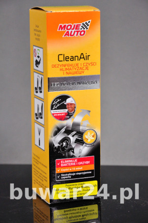 MOJE AUTO CleanAir Czyści klimatatyzację i nawiewy 150ml Wanilia
