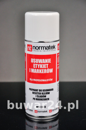 PREPARAT do usuwania etykiet 400 ml NORMATEK