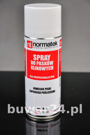 SPRAY do pasków klinowych 400ml NORMATEK