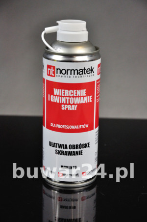 Olej do wiercenia i gwintowania 400 ml SPRAY NORMATEK