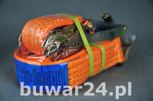 PAS TRANSPORTOWY 50MM 9,5M+1H kpl napinacz