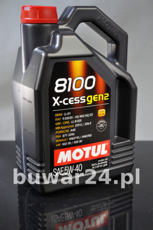 MOTUL 8100 X-CESS GEN2 5W40 4L