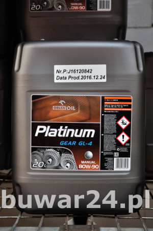 PLATINUM GEAR GL-4 80W90 20 L