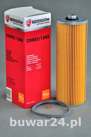 WKŁAD FILTRA OLEJU 25002/150x