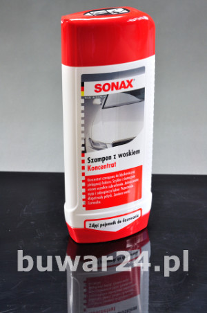SONAX SZAMPON KONCENTRAT Z WOSKIEM 500 ML
