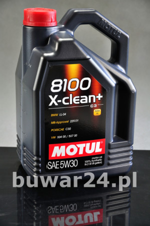 MOTUL 8100 X-CLEAN + 5W30 5L