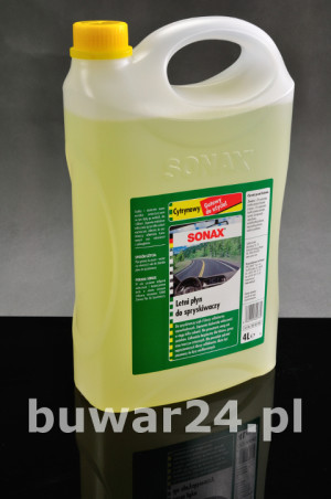 SONAX Letni Płyn do spryskiwacza-cytryna 4 L