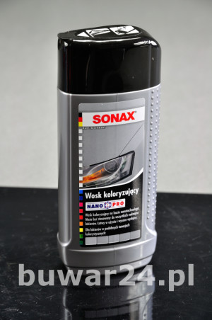 SONAX Wosk koloryzujący NanoPro srebrny 250 ml