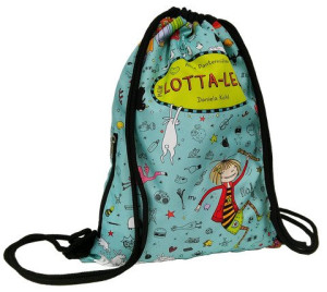 Mein Lotta-Leben. Sportbeutel Turnbeutel | Gym Bag | Rucksack | mit Kordelzug und seitlichem Reißverschlussfach