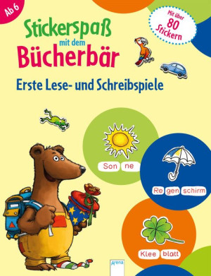 Erste Lese- und Schreibspiele Stickerspaß mit dem Bücherbär