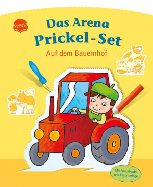 Auf dem Bauernhof Das Arena Prickel-Set. Mit Filzmatte und Prickelnadel Aufstellfiguren ausstanzen ab 4 Jahren